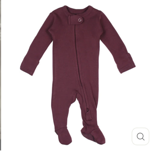 Organic 2-Way Zipper Footie – L'ovedbaby
