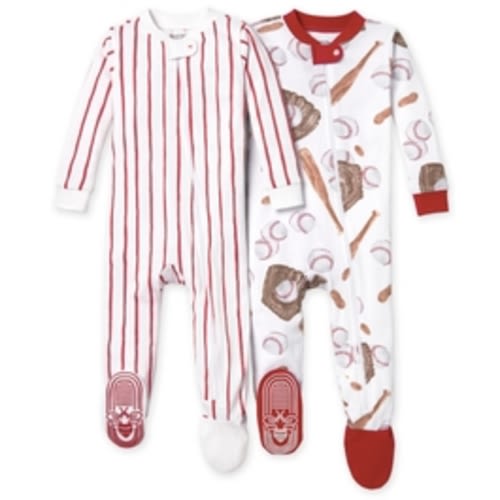 2 Pack Baseball & Stripe Sleeper