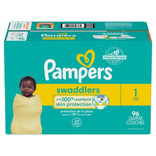 Pampers Swaddlers Diapers, Newborn, Size 7, Size 4, Size 2, Size 1, Size 5, Size 6, Size 8, Size 3
