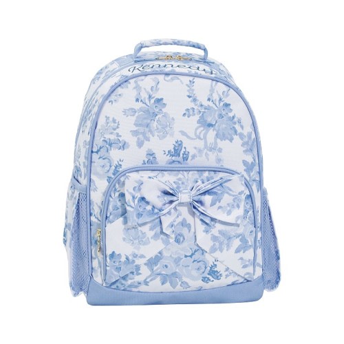 Blue Damask Floral Backpack | Pottery Barn Kids