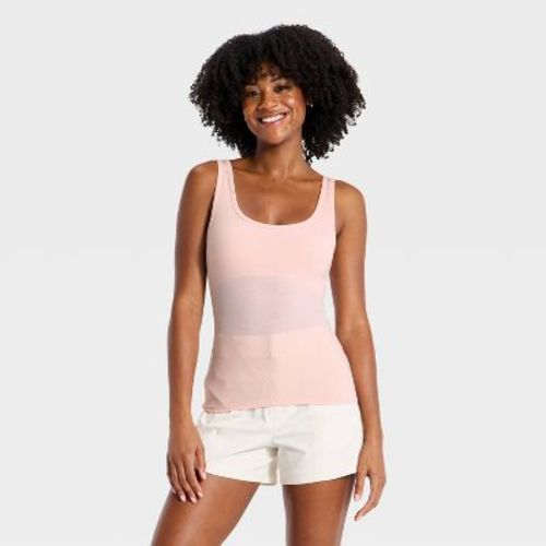 Women's Padded Bra Tank Top - A New Day™ Pink M