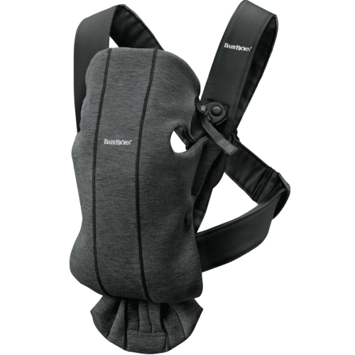 BabyBjorn Baby Carrier Mini, Charcoal Gray 3D Jersey