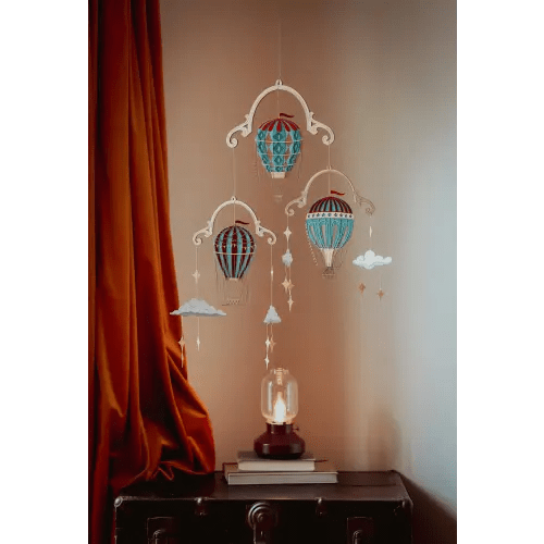 Dreamy Hot Air Balloon Mobile — nebula creations co.