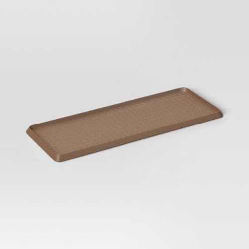 1'2"x3'2" Lattice Tread Boot Tray Tan - Threshold™