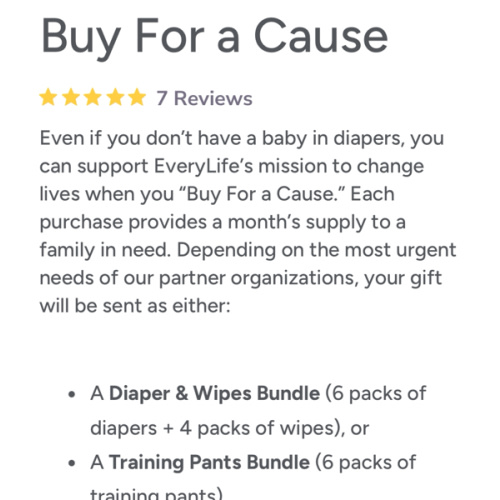 EveryLife Diapers & Wipes Bundle