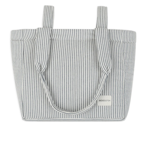 Handle Bag Oxford Denim · Minicoton