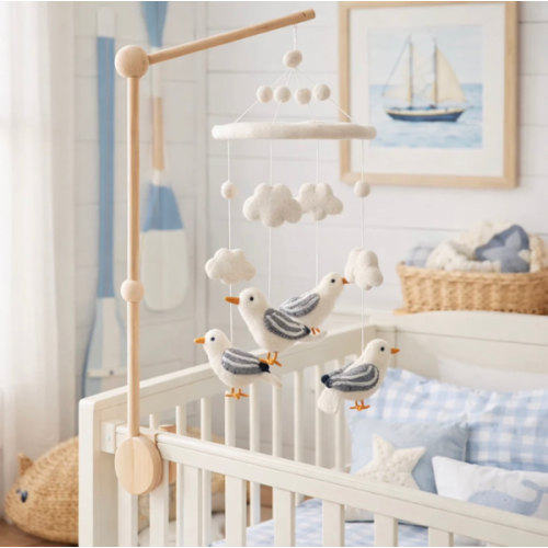 Felt Baby Mobile - Seagull