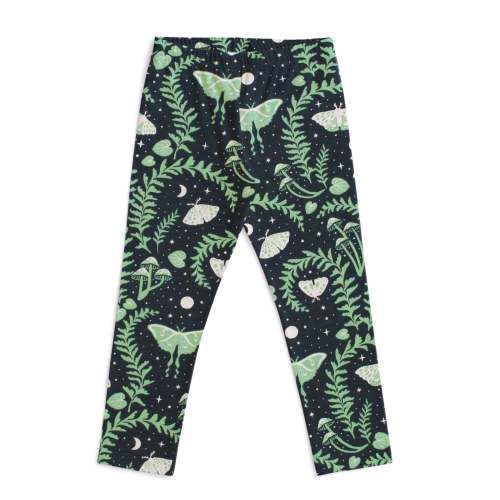 Baby Leggings - Luna Moths Night Sky