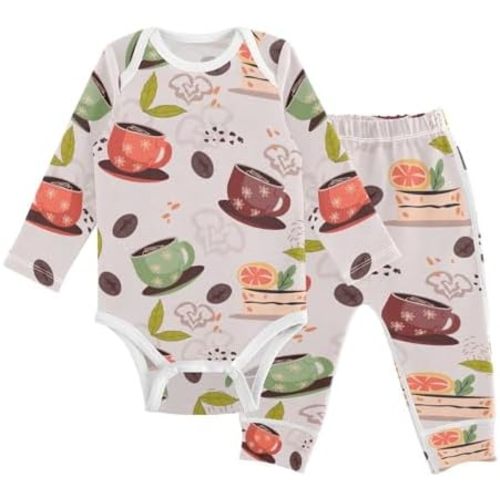 vvfelixl Baby Bodysuits Pants Sets Guitar Headphones Long Sleeve Baby Clothes For Boys Girls 0-24M Black