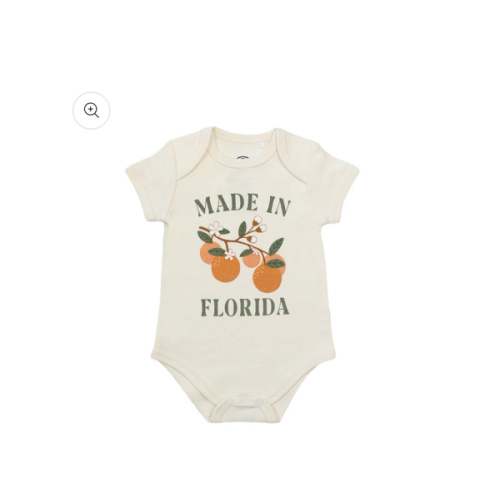 Made in Florida Oranges Cotton Baby Onesie – Emerson and Friends