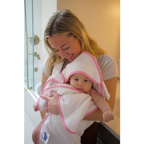 Butterfly Winged Baby Towel - Sunset Pink – Up In Arms Baby