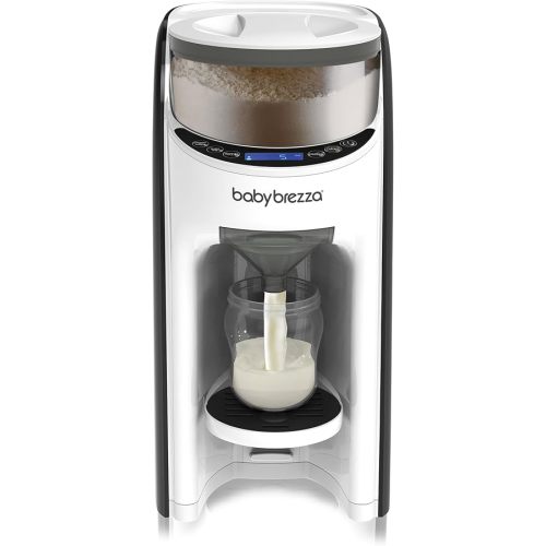Baby Brezza New and Improved Formula Pro Advanced Formula Dispenser Machine - Automatically Mix a Warm Formula Bottle Instantly - Easily Make Bottle with Automatic Powder Blending, White