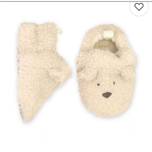 Carter's Baby Teddy Bear Faux Fur Slipper Socks