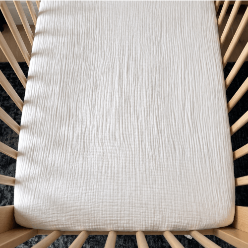 Spirit Mini Crib Organic Gauze Fitted Sheet
