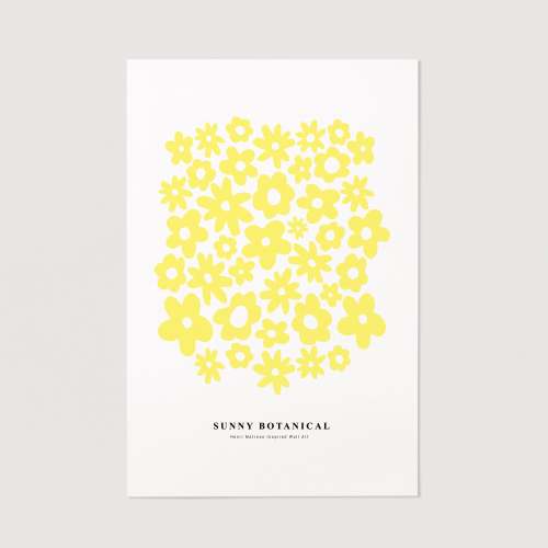 Sunny Botanical Poster
