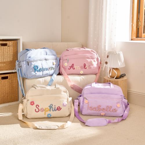 Personalized Diaper Bag for Mom, Custom Travel Baby Bag, Large Hospital Bag, Monogrammed Weekender Nappy Tote, Baby Shower Gift, Mom Bag