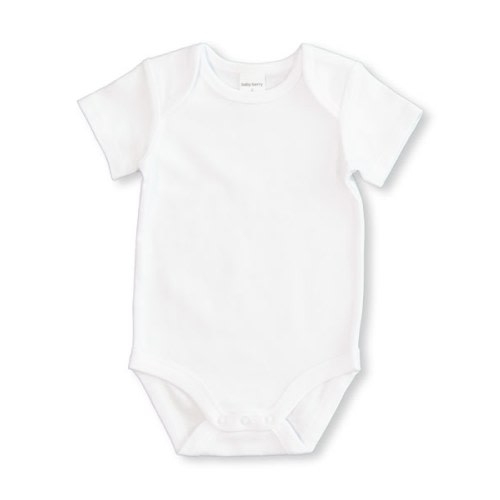 White Baby 3 Pack Short Sleeve Interlock Bodysuit | Best&Less™ Online