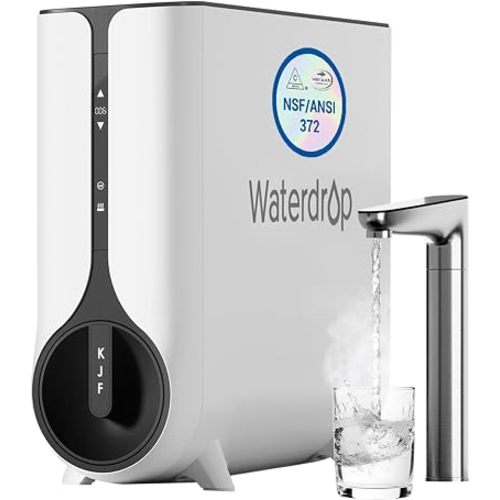 Waterdrop KJ600 Instant Hot Reverse Osmosis System, 600 GPD, Tankless RO