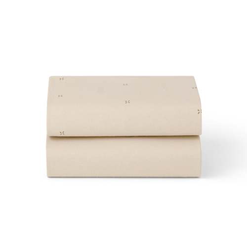 Bassinet 2 Pack Fitted Sheets - Cashmere Cross