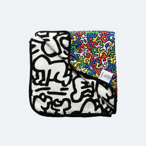 Sensory Muslin Blanket - Keith Haring