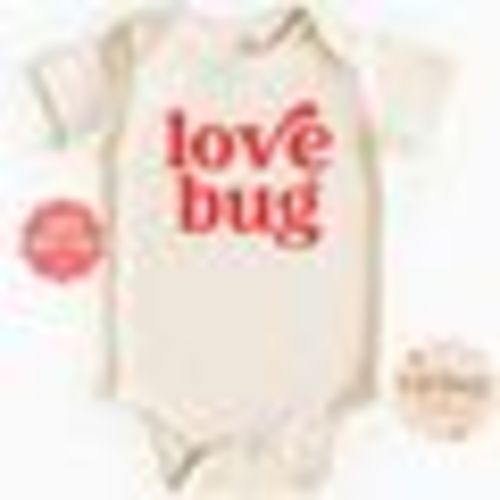 Love Bug Baby Onesie® | Valentine's Day Baby Onesie® | Unisex Baby Onesie® | Baby Gift | Baby Boy Onesie® | Baby Girl Onesie®