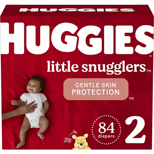 Huggies Little Snugglers Diapers, Size 2