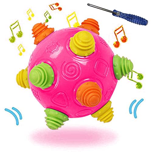 Toddler's Music Dancing Shake Ball - Move, Crawl, Bounce, Sensory Learning for Kids and Babies, Fun Gift for Both Boys and Girls