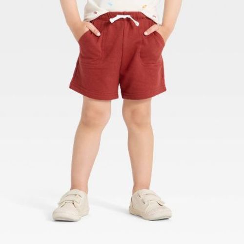 Toddler Boys' Knit Pull-On Shorts - Cat & Jack™ Red 3T