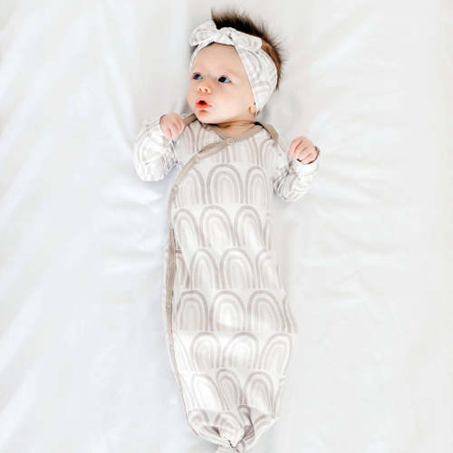 Newborn Knotted Gown - Bliss