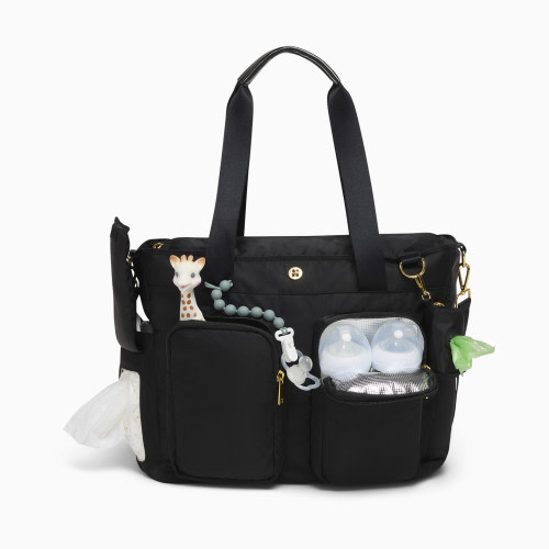 Evening Carryall Tote Diaper Bag - Black
