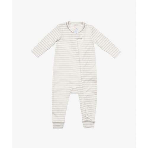 Ziggy Zip Romper, Cloud Mini Stripe
