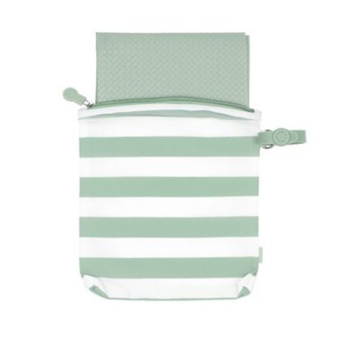 Ubbi On-The-Go Changing Mat + Bag - Sage Green