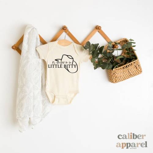 It's Alright to Be Little Bitty Onesie® Funny Baby - Etsy