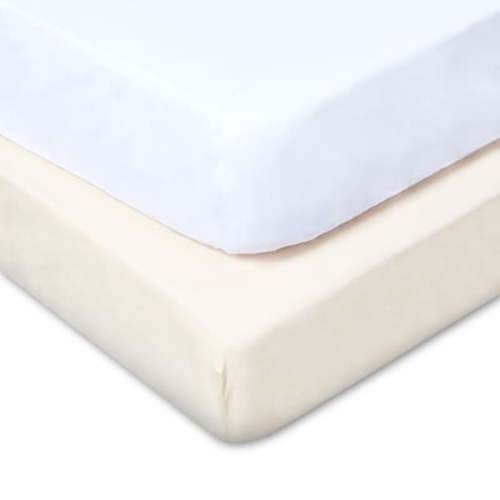 Parent's Choice Cotton Percale Fitted Crib Sheets, Neutral, 2-Pack - Walmart.com