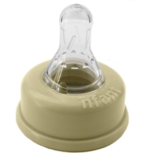 nfant | Extra Slow Flow Nipple, Gold (3ml/min), 4-Pack