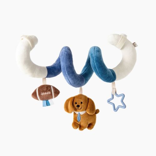 Picolette by Olivia Culpo Spiral Activity Toy Baby Rattle - Dog & Football