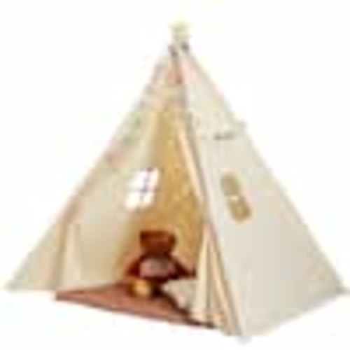 VEVOR Kids Play Tent, Teepee Tent for Kids 1-5 Years Old, Tent for Kids with Windows for Indoor and Outdoor, Toddler Tent GJSETZPZXJCKHHZ4UV0