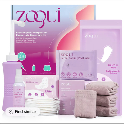 Postpartum Recovery Delivery Essentials Kit , Postpartum Pads, Hot&Cold Packs, Cooling Liners, Includes Peri Bottle, Cooling Spray, Disposable Underwear Feminine Hygiene Products - TikTok Shop