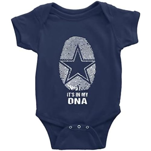Cowboys It's in My DNA for Baby Boy Girl Clothes Long Sleeve Newborn Playsuit