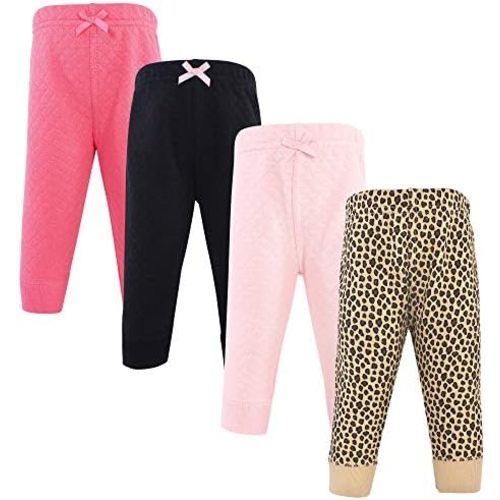 Hudson Baby Unisex-Baby Quilted Jogger Pants 4pk