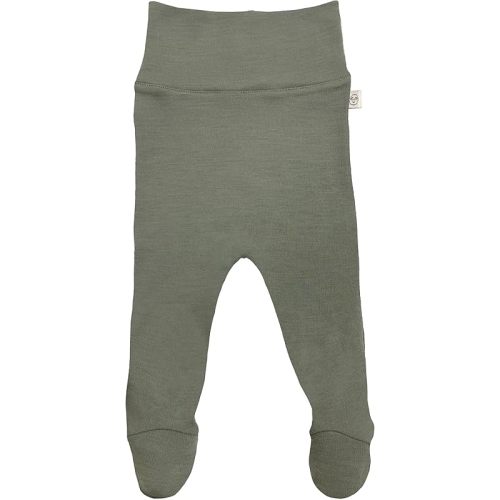 Woolino Baby Footed Romper Pants, 100% Merino Wool Baby Pants, Newborn Pants with Footies for Infant Boy & Girl