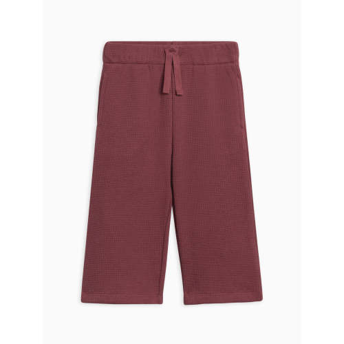 Clove Waffle Knit Straight Leg Pants