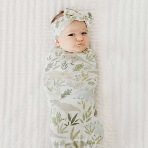 Knit Swaddle Blanket - Rex