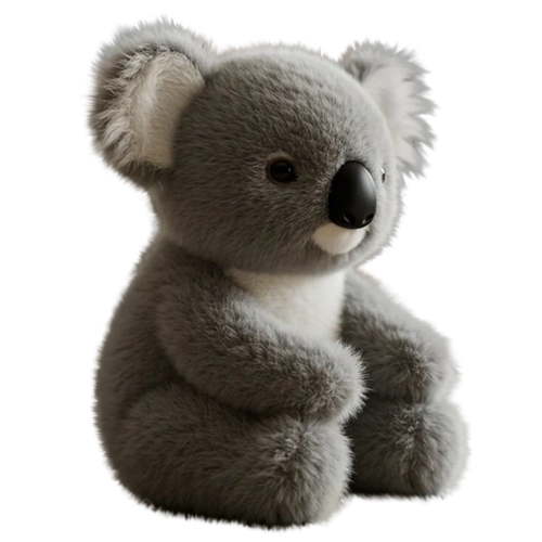 Koaly Breathing Stuffed Animal Calming Soothers for Sleep Heartbeat Plush for Anxiety with Music Lights and Rhythmic Breathing Motion Anxiety Relief Portable Plush Sound Machine