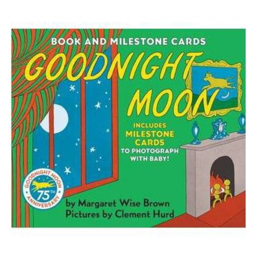 Goodnight Moon Board Book With Milestone Cards - By Margaret Wise Brown ( Board Book )