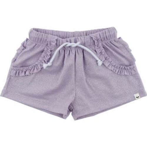 Lottie Sparkle Ruffle Pocket Ruffle-Back Shorts