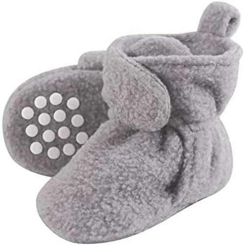 Luvable Friends Baby Girls' Cozy Fleece Booties