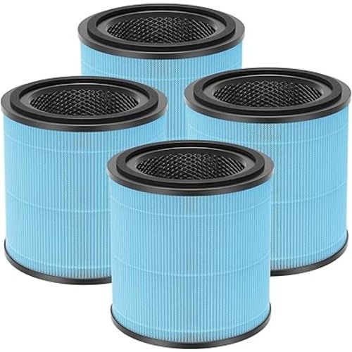 AP0601 Replacement Filters Compatible with AIRTOK Air Puri-fier, 4-in-1 Main Filters, High-Efficiency Activated Carbon Filter, AP0601-RF 4 Pack