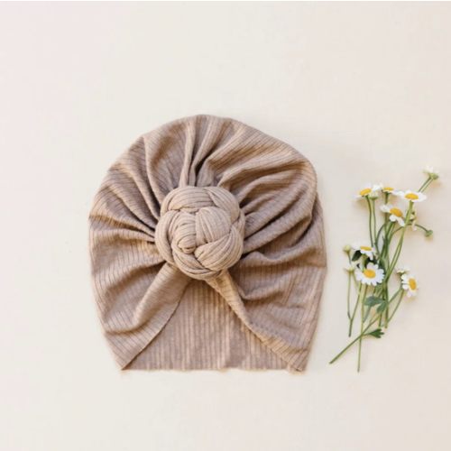 Little Knots Turban in Caramel | Reverie Threads