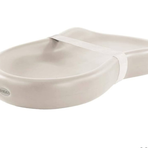 Keekaroo Peanut Changer Baby Vanilla– The Original Made in USA Easy-to-Clean Changing pad and The only Shell Over Foam, Fully Water Repellant